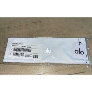 Alo Yoga Performance Conquer Headband white NEW